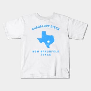 GUADALUPE RIVER NEW BRAUNFELS TEXAS Kids T-Shirt